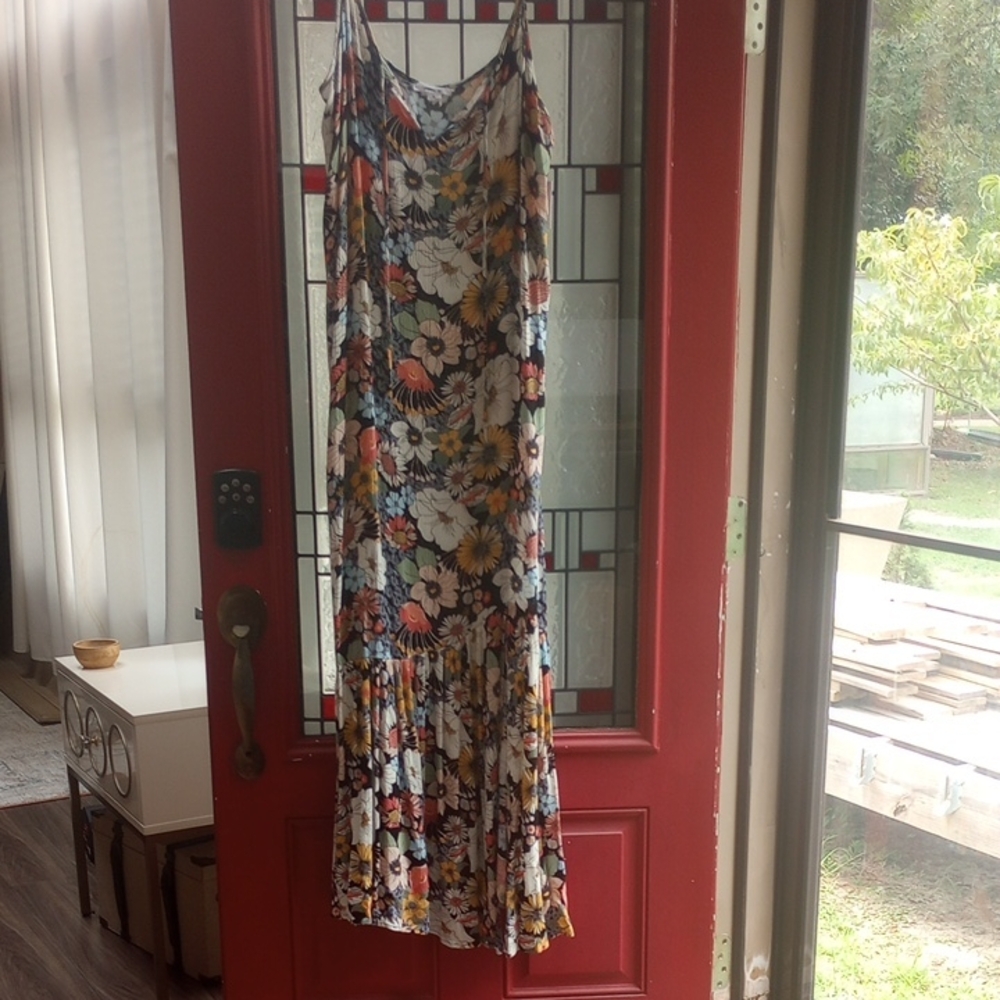 ONEIL Floral Maxi Dress NWT